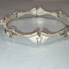 Finlandia Koru jewellery, hopea rannekoru kivillä 925 E8 - pikkukuva 5
