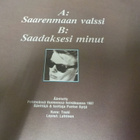 TOM ROINILA - SAARENMAAN VALSSI  SCA - 87 7" M-/M- - pikkukuva 2
