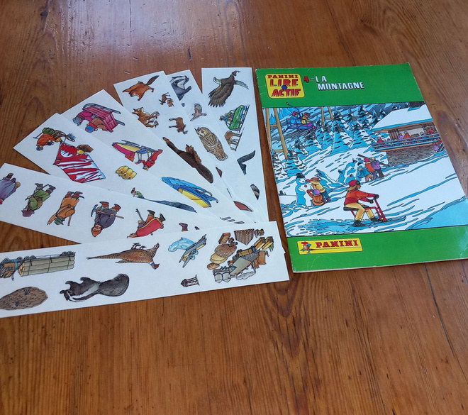 Panini tarra-albumi 1986 – Lire Actif # 4 - La Montagne