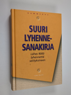 Timo Nurmi : Suuri lyhennesanakirja