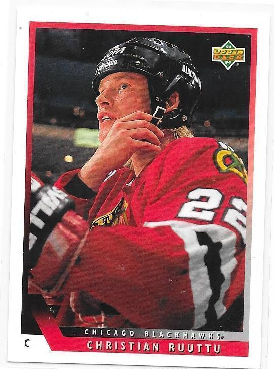 1993-94 Upper Deck #141 Christian Ruuttu Chicago Blackhawks