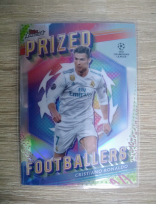 Cristiano Ronaldo prized footballers