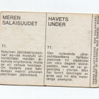 Purkkakuva Panda n:o 11 MEREN SALAISUUDET - pikkukuva 2