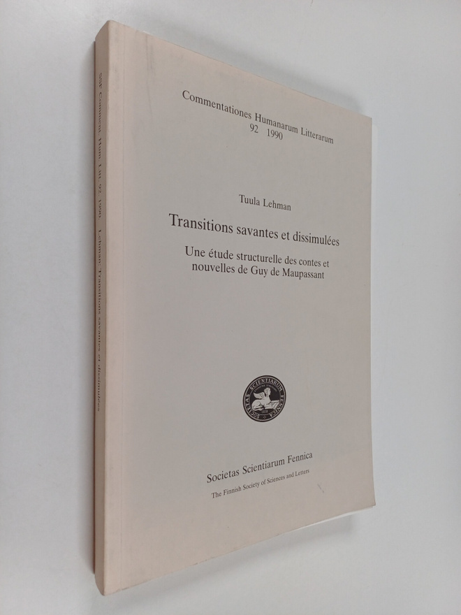Tuula Lehman : Transitions savantes et dissimulees : une ...