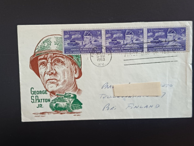 2Kpl USA FDC Suomeen.