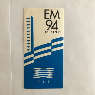 Tarra: Em-kisat 1994 Helsinki. YLE.