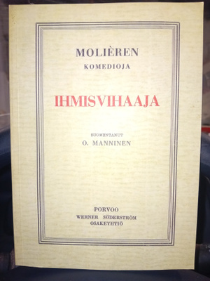 Moliere : Ihmisvihaaja ( SIS POSTIKULU )