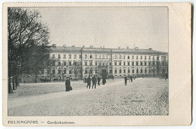 Helsinki Kaartinkasarmi, 1900-luvun alku