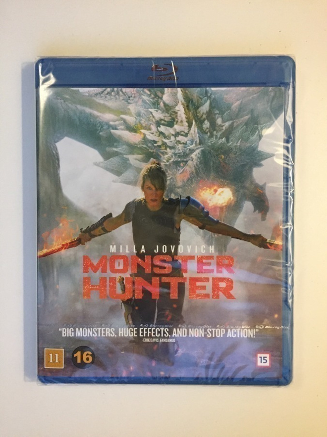 Monster Hunter (Blu-ray) Milla Jovovich, Tony Jaa (2021 UUSI