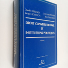 Charles Debbasch : Droit constitutionnel et institutions ... - pikkukuva 1