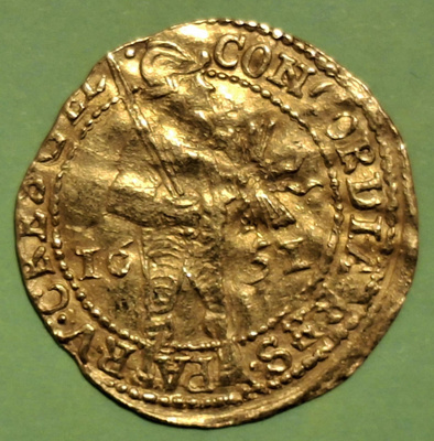 Hollanti, Gelderland Ducat 1651. Paino 3,43 g.