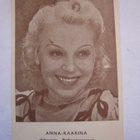 VANHA Postikortti Elokuva Näyttelijä Kaarina Salonoja 1941 - pikkukuva 1