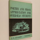 L. G. Alexander : Poetry and prose appreciation for overs... - pikkukuva 1