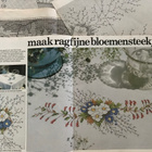 Ristipistolehti / kirjontalehti + isot malliarkit 3 kpl - pikkukuva 1