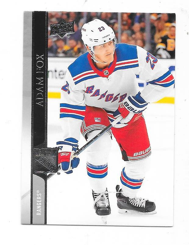 2020-21 Upper Deck #121 Adam Fox New York Rangers