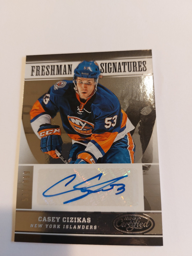 2012-13 Certified #162 Casey Cizikas AU RC /999