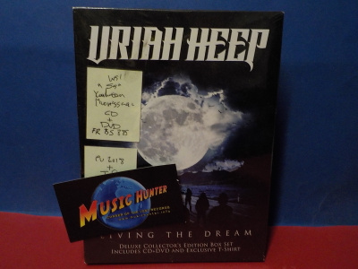 URIAH HEEP - LIVING THE DREAM EU 2018 UUSI "SS" CD + DVD BOX