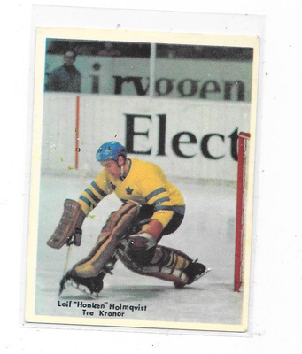1970-71 Mästar Serie # Leif " Honken " Holmqvist , Ruotsi MV