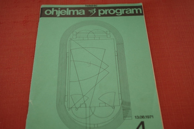 Helsingin EM-kisat yleisurheilu 1971, käsiohjelma