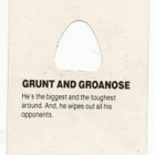 Purkkakuva SNOOTS Nosy Bodies n:o 80 GRUNT AND GROANOSE - pikkukuva 2