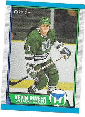 1989-90 OPC #20 Kevin Dineen Hartford Whalers