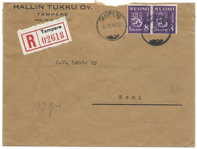 R-kuori Tampere (1946) firmakuori