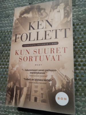 Ken Follett: Kun suuret sortuvat -pokkari-