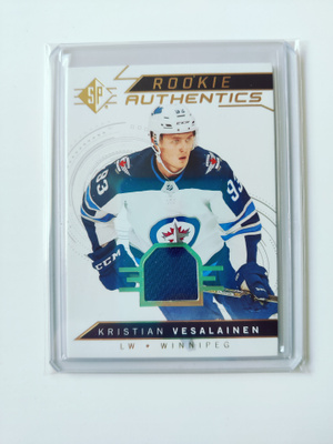 Kristian Vesalainen 18-19 SP Rookie Authentics Jersey