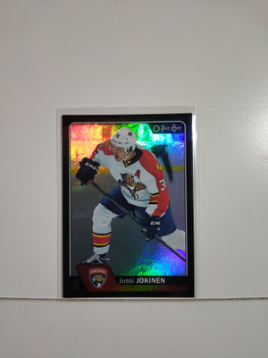 2016-17 O-Pee-Chee Black Rainbow Foil #463 Jussi Jokinen/100