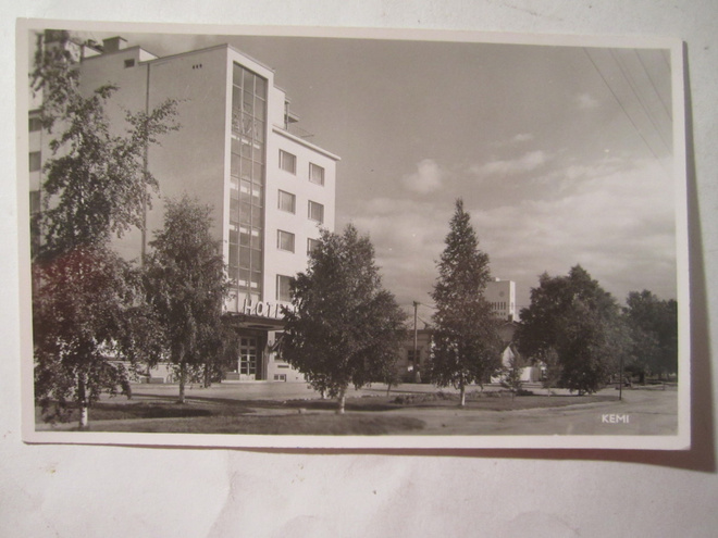 VANHA Postikortti Kemijärvi Lappi 1950-l Alkup.Mallikappale