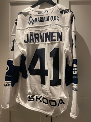 Jan-Mikael Järvinen Leijonat game worn pelipaita