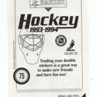 Hockey 1993-1994 n:o 75 STEVEN FINN - pikkukuva 2