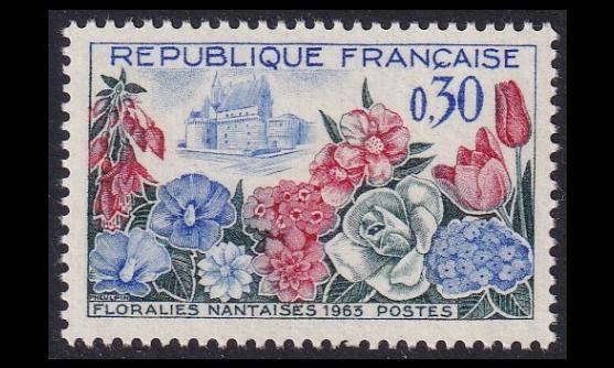 Ranska 1422 ** Kukkanäyttely (1963)