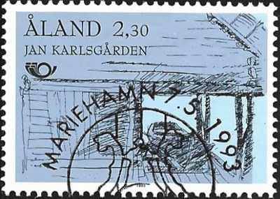 Åland 1993 Pohjola 2,30 mk EP Lape 071 alareuna LOISTO
