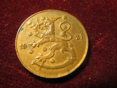 5 penniä 1921