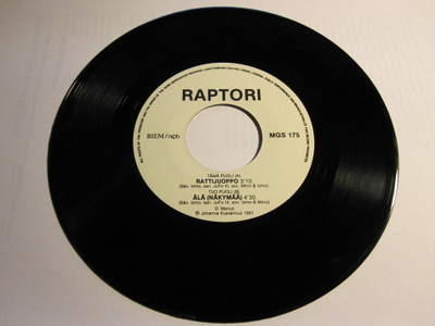 Raptori: Rattijuoppo 7" (Ei kuvakansia)