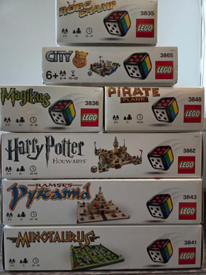 Lego pelejä 7 kpl