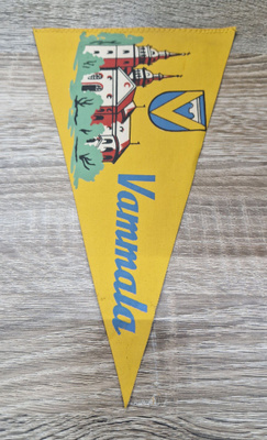 Vammala vintage iso matkailuviiri 1960-luvulta