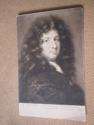 École Francaise - Portrait présumé de J.- B. Quinault
