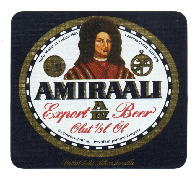 Sinebrychoff AMIRAALI AIV Olut Lauritsa Creutz