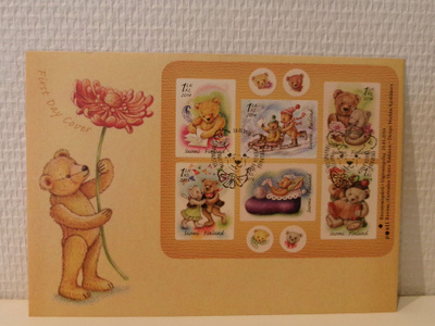 FDC- ensipäiväkuori - Nalleystävät - 2014