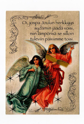 Oi, jospa Joulun herkkyys sydämiin jäädä voisi - 2011