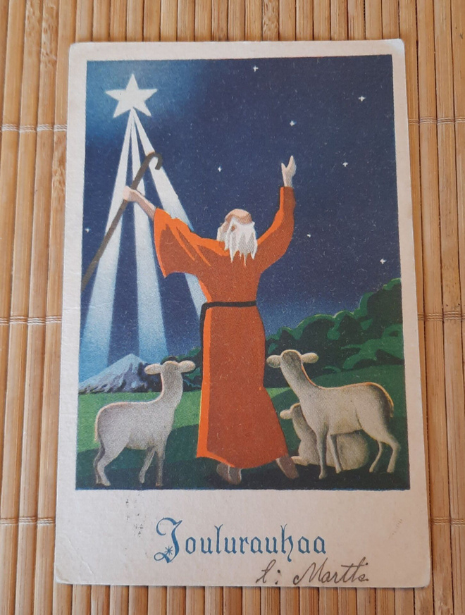 Wanha, paimen ja tähti, kulkenut ei merkkiä