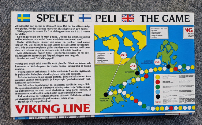 Viking Line Vintage risteilypeli. Uudenveroinen