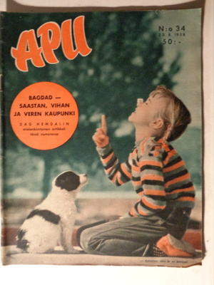 Apu lehti Nro 34/1958 (25.1)