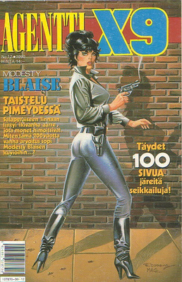 Agentti X9 - 12/90 MODESTY BLAISE (1p)