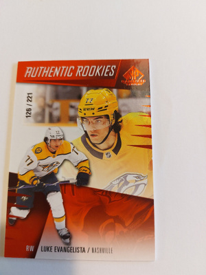 2023-24 SP Game Used Red #223 Luke Evangelista /221