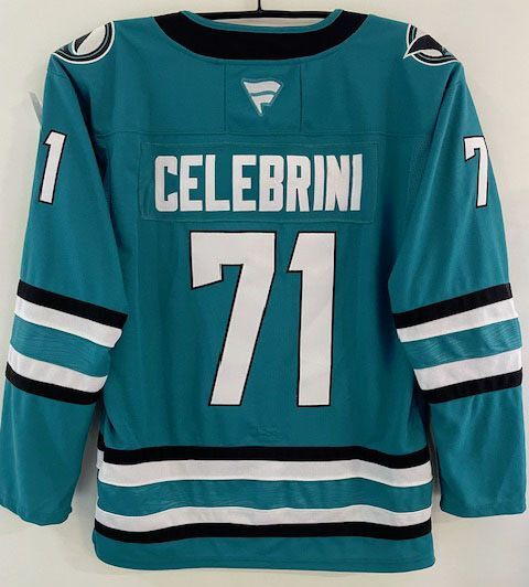 NHL FaniPaita San Jose Sharks MACKLIN CELEBRINI #71 uusi