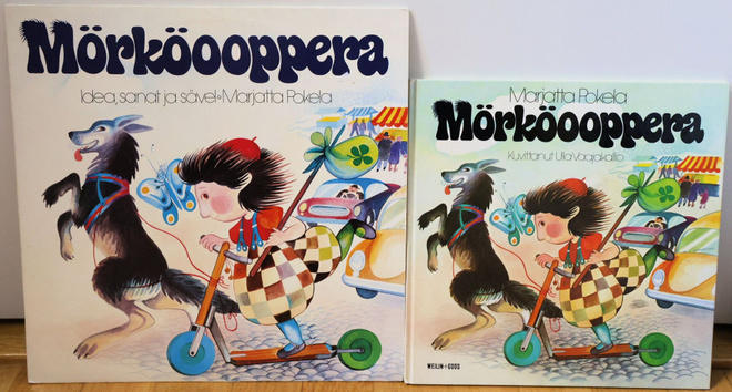 LP + kirja: Mörköooppera (Marjatta Pokela)
