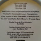 Arabia  Espoo-seinätaulu 1988. Numeroitu 66/500 - pikkukuva 4